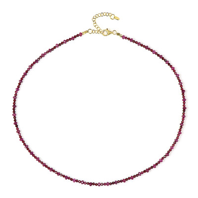 Mozambique Ruby Silver Necklace