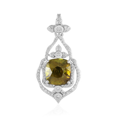 14K Sphene Gold Pendant (AMAYANI)