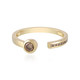 9K I2 Champagne Diamond Gold Ring (de Melo)