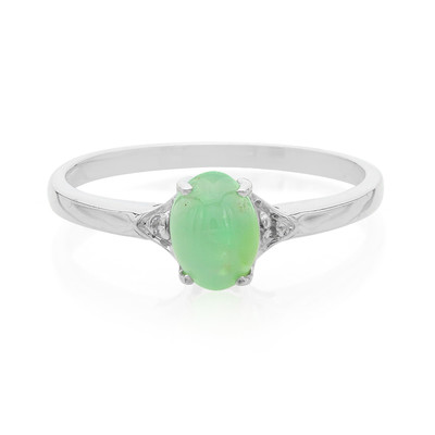 Imperial Chrysoprase Silver Ring