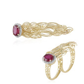 9K Madagascar Ruby Gold Ring (Ornaments by de Melo)