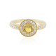 Yellow Beryl Silver Ring