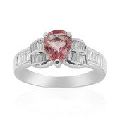 Pink Sapphire Platinum Ring (CIRARI)