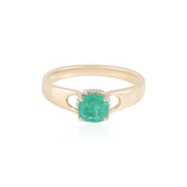 9K Russian Emerald Gold Ring (de Melo)