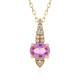 14K Pink Sapphire Gold Necklace (CIRARI)