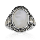 Mother of Pearl Silver Ring (Annette classic)