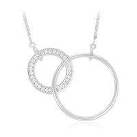 Zircon Silver Necklace