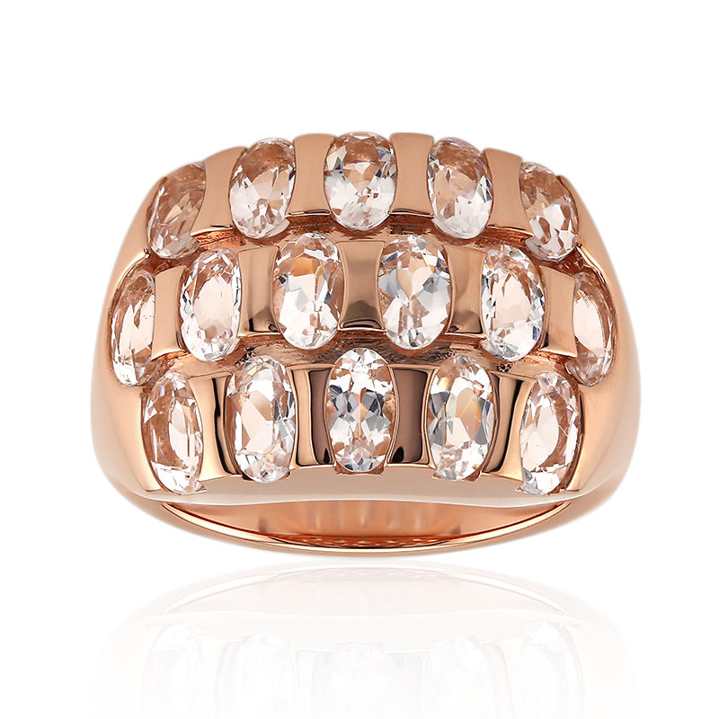 Pink 2024 danburite ring