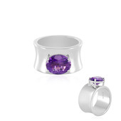 Siberian Amethyst Silver Ring