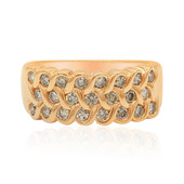 14K SI1 Argyle Rose De France Diamond Gold Ring (Annette)