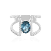 London Blue Topaz Silver Ring