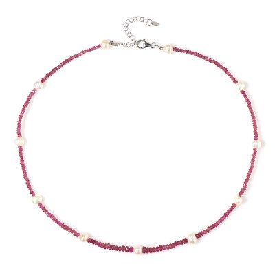 Madagascar Ruby Silver Necklace