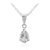 White Topaz Silver Necklace