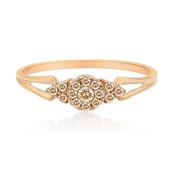 9K SI1 Argyle Rose De France Diamond Gold Ring (Annette)