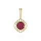 9K Madagascar Ruby Gold Pendant (Ornaments by de Melo)