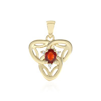 9K Tanzanian Ruby Gold Pendant