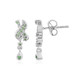 Tanzanian Tsavorite Silver Earrings