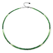 Tsavorite Silver Necklace