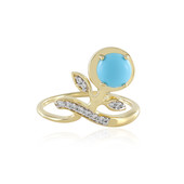 Sleeping Beauty Turquoise Silver Ring