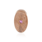 Madagascar Pink Sapphire Silver Pendant (MONOSONO COLLECTION)