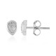 I2 (I) Diamond Silver Earrings