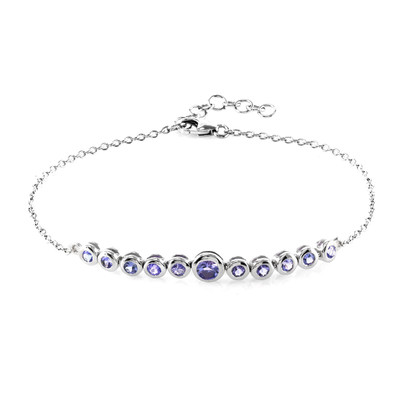 Tanzanite Silver Bracelet