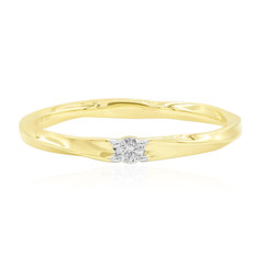 9K SI2 (G) Diamond Gold Ring