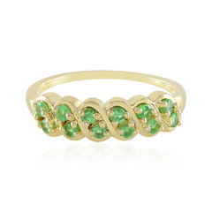 Tsavorite Silver Ring