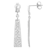 Zircon Silver Earrings