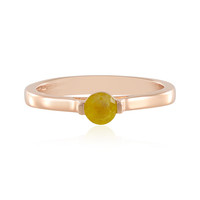 Madagascar Yellow Sapphire Silver Ring