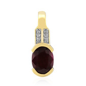 9K Burmese Ruby Gold Pendant