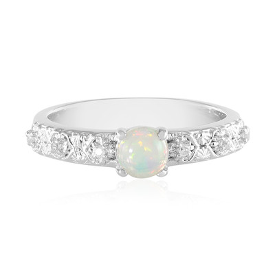 Welo Opal Silver Ring