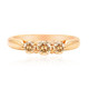 14K SI1 Argyle Rose De France Diamond Gold Ring (Annette)