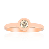 9K VS1 Argyle Rose De France Diamond Gold Ring