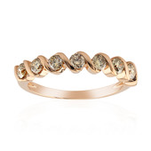 9K SI1 Argyle Rose De France Diamond Gold Ring (Annette)