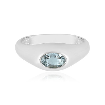 Brazilian Aquamarine Silver Ring