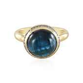 18K Cats Eye Indicolite Gold Ring (AMAYANI)