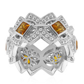 Madeira Citrine Silver Ring (Dallas Prince Designs)