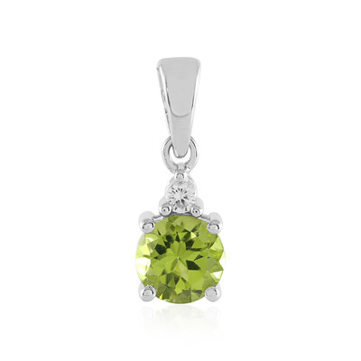 Peridot Silver Pendant