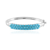 Sleeping Beauty Turquoise Silver Bangle