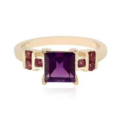 9K Siberian Amethyst Gold Ring (Adela Gold)