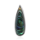 Abalone Shell Silver Pendant (MONOSONO COLLECTION)