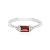 Mozambique Garnet Silver Ring