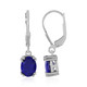 Lapis Lazuli Silver Earrings