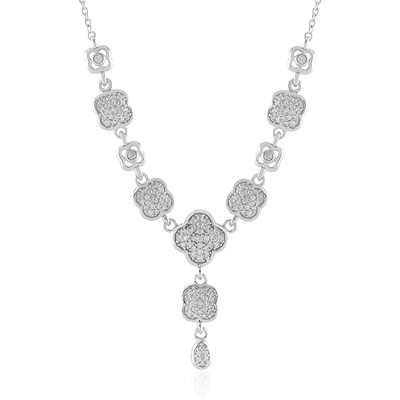 Zircon Silver Necklace