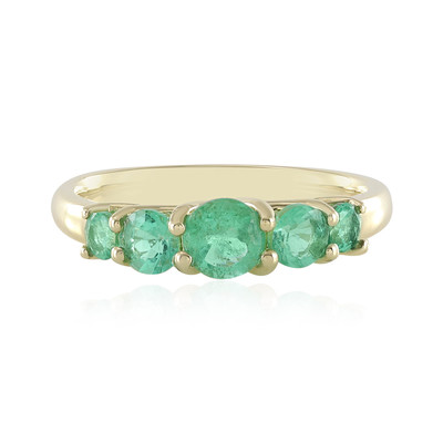 9K Colombian Emerald Gold Ring (de Melo)