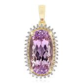 9K Patroke Kunzite Gold Pendant