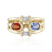 9K Ceylon Blue Sapphire Gold Ring (Adela Gold)