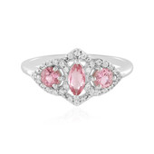 Nigerian Pink Tourmaline Silver Ring