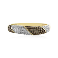 9K I4 Brown Diamond Gold Ring